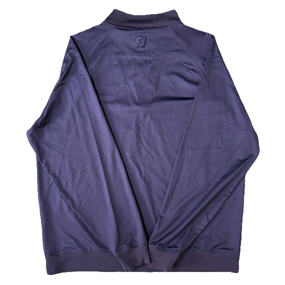 FootJoy 1/4 Zip‎ Golf Pullover Men’s XL Navy Performance Stretch Quick Dry - Picture 3 of 7